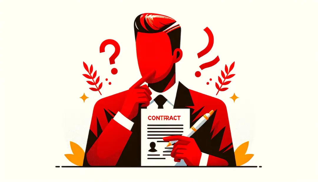 En bild av ett falskt jobberbjudande