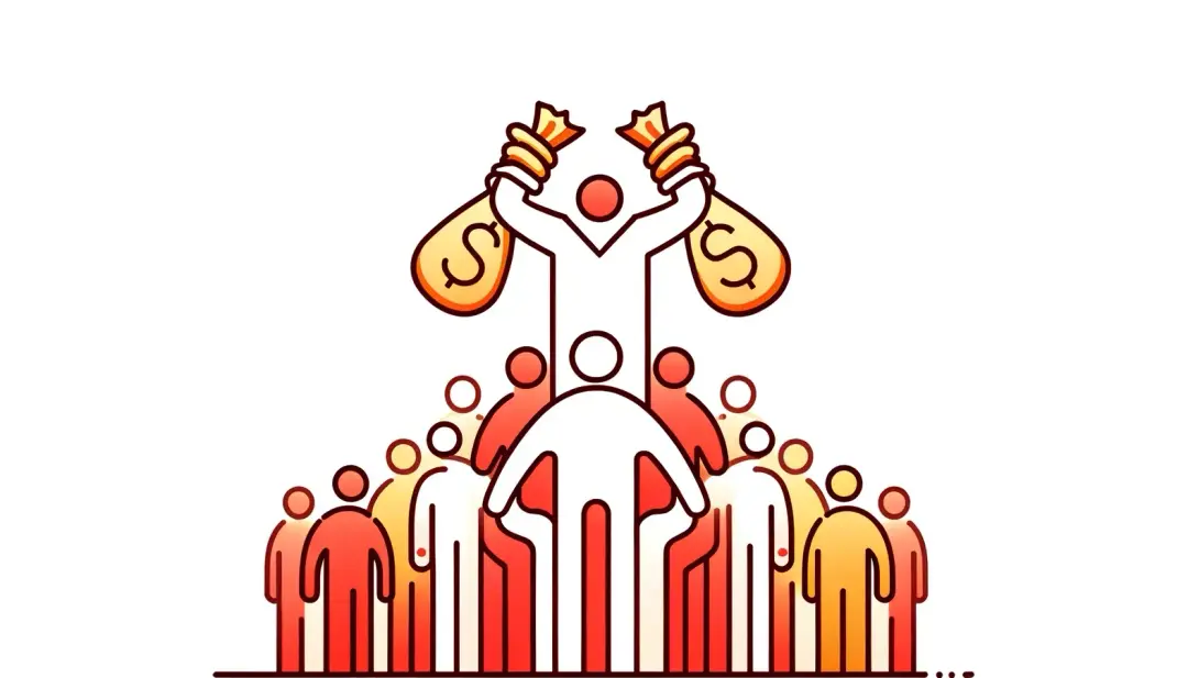 En bild på pyramidspel