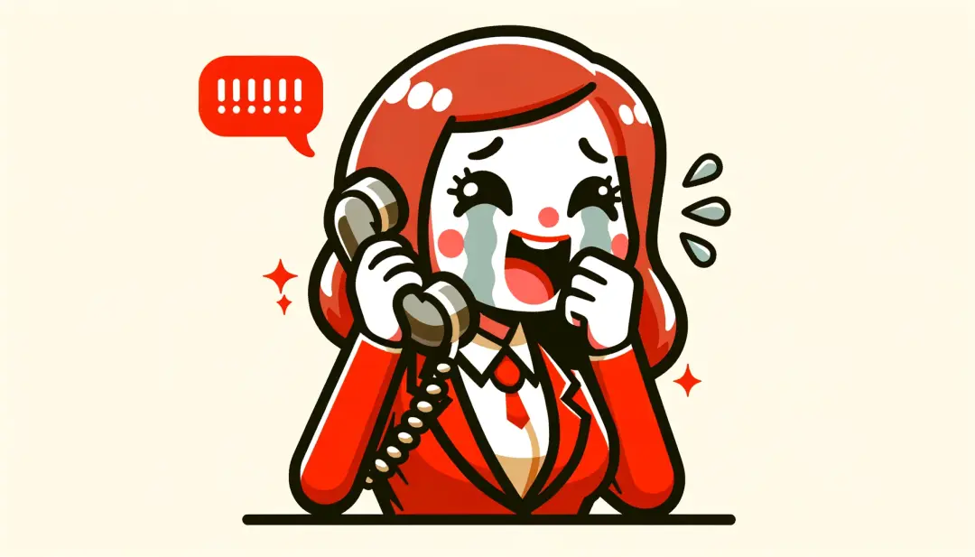 En bild på en kvinna i ett callcenter som gråter