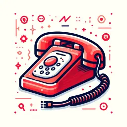 En bild på en urkopplad telefon